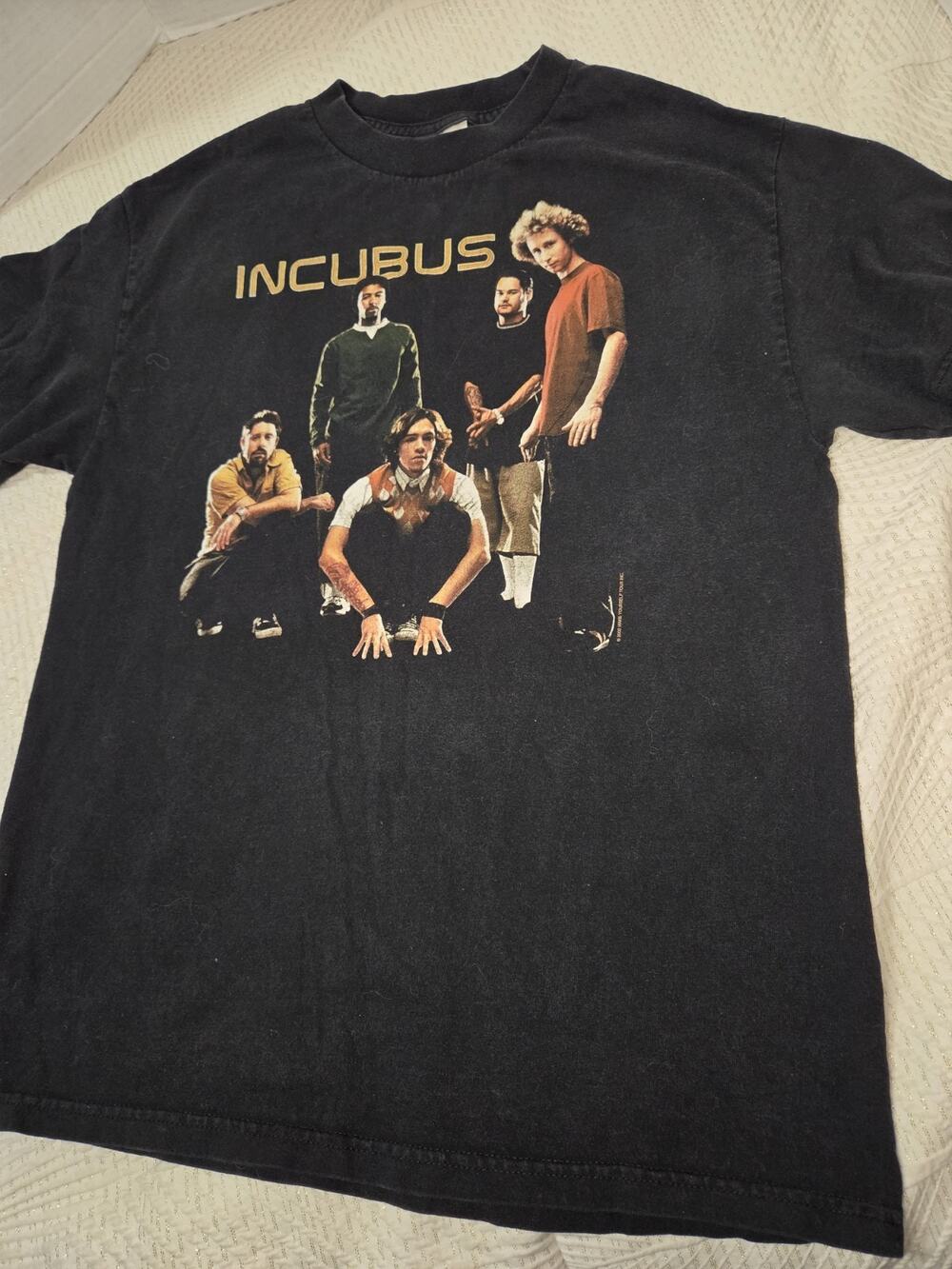 Incubus Make Yourself tour 2002 Shirt Tennessee River Sz M Vtg Y2K Made USA Cotn